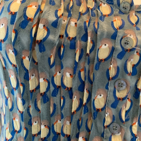 Papillon Blouse with Pin-tucking Front Bodice M - Picture 3 of 11